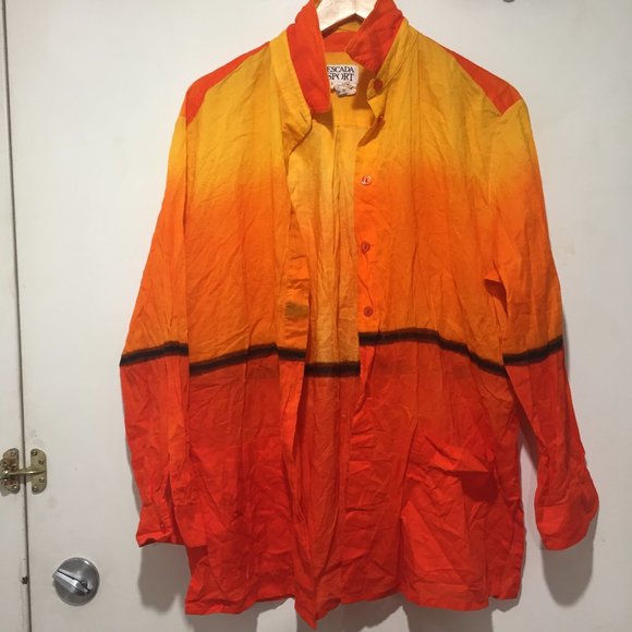 VINTAGE ESCADA SPORT BLOUSES SIZE L - Picture 2 of 6